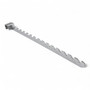 40cm Chrome Heavy Duty Notch Arm for 25mm Market Stall Retail Display, product shown on a white background