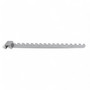 40cm Chrome Heavy Duty Notch Arm for 25mm Market Stall Retail Display–16 Notches