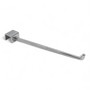 Super Heavy Duty Chrome Market Stall Bar Hanger Arm, product shown on a white background, standard product photograph