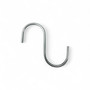 Pack of 10 Medium Chrome Heavy Duty S Hooks, product shown on a white background, standard product photograph