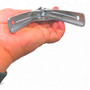 6.5" Heavy Duty Market Stall Spring Clamp – Strong Metal Tarpaulin Grip Clip, tight, centred square layout