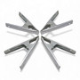 6.5" Heavy Duty Market Stall Spring Clamp – Strong Metal Tarpaulin Grip Clip