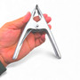 6.5" Heavy Duty Market Stall Spring Clamp – Strong Metal Tarpaulin Grip Clip, balanced, left-balanced square layout