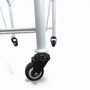 White Shopping Basket Stacker with Wheels for 21L–28L Retail Baskets