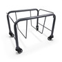 Dark Grey Shopping Basket Stacker with Wheels for 21L–28L Retail Baskets