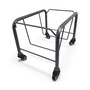 Dark Grey Shopping Basket Stacker with Wheels for 21L–28L Retail Baskets