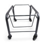 Dark Grey Shopping Basket Stacker with Wheels for 21L–28L Retail Baskets
