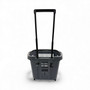 34L Dark Grey Trolley Basket w/ Wheels & Handle, product shown on a white background, gallery image 7 of 13