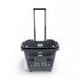 34L Dark Grey Trolley Basket w/ Wheels & Handle, product shown on a white background, full-height product photograph