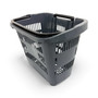 34L Dark Grey Trolley Basket w/ Wheels & Handle, product shown on a white background, gallery image 12 of 13