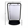SLS Swinger Panel Pavement Sign, printed product shown on a white background, full-height product photograph