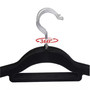 Velvet Coat Hangers Adult Heavy Duty Non-Slip Slim Hangers with Swivel Hook, gallery image 7 of 9