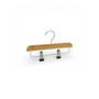 Kids Wooden Trouser Skirt Clip Hanger 25cm with Adjustable Chrome Clips