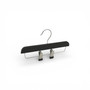 Kids Wooden Trouser Skirt Clip Hanger 25cm with Adjustable Chrome Clips