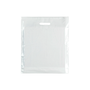 Plastic Plain White Carrier Bags, product shown on a white background, gallery image 5 of 5