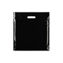 Plastic Plain Black Carrier Bags, product shown on a white background