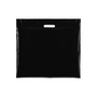 Plastic Plain Black Carrier Bags – Recyclable Retail Shopping Bags (4 Sizes)