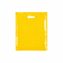 Plastic Plain Yellow Carrier Bags, product shown on a white background, balanced, centred square layout