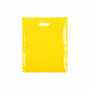 Plastic Plain Yellow Carrier Bags –Recyclable Retail Shopping Bags (4 Sizes)