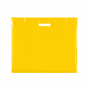 Plastic Plain Yellow Carrier Bags, product shown on a white background, brightly lit product image