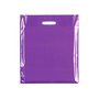 Plastic Plain Purple Carrier Bags, product shown on a white background, standard product photograph