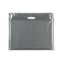 Plastic Plain Silver Carrier Bags, product shown on a white background, balanced, centred square layout