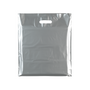 Plastic Plain Silver Carrier Bags–Retail Shopping Bags (4 Sizes)