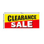 Clearance Sale Window Poster 75x30cm Multi-Colour Retail Sign Easy Hang