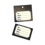 1000 Unstrung Perforated Stock Tickets 41x63mm Black Swing Tags for Tagging Guns, product shown on a white background, balanced, centred square layout