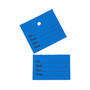 1000 Unstrung Perforated Stock Tickets 41x63mm Blue, Swing Tags for Tagging Guns