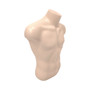 Skin Male Torso Bust Mannequin Upper Half Body Display for T-Shirts Jumpers etc (3), full-height product photograph