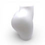 White Plastic Curvy BBL Hips Female Underwear Display Mannequin Torso Dummy Form