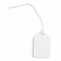 White Strung Parcel Tags with Cotton String – 45 x 28mm Traditional Labels