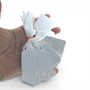 White Strung Parcel Tags with Cotton String, close product view against a light background