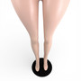 Metal Base Brazilian Female Mannequin, base detail on a white background, close product photograph