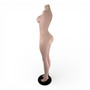 Metal Base Brazilian Female Mannequin, base detail on a white background, gallery image 11 of 15