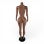 Metal Base Brazilian Female Mannequin, base detail on a white background, gallery image 12 of 19