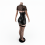 Metal Base Brazilian Female Mannequin, base detail on a white background, brightly lit product image