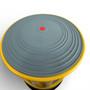 Yellow Steel Kick Step Stool Non-Slip Portable for Home Office Warehouse, close product view against a light background