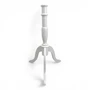 Green Velvet Female Mannequin Torso Dress Form with Wooden Stand, full-height product view on a white background, balanced, centred square layout