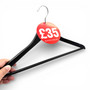 £35 Round Hanger Tickets 100mm Red Sale Tags “Selected Items Only” (Pack of 100), printed product shown against a coloured background, balanced, centred square layout
