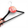 £50 Round Hanger Tickets 100mm Red Sale Tags “Selected Items Only” (Pack of 100)