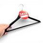 Sale Was Now Round Hanger Tickets 100mm Red Sale Tags (Pack of 100), close product view on a white background, tight, centred square layout