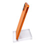 10mm Slotted Mobile Phone Display Stand Clear Acrylic Retail Holder