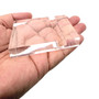 10mm Slotted Mobile Phone Display Stand Clear Acrylic Retail Holder, product shown against a coloured background