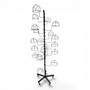 Heavy Duty Freestanding Hat Display Rack with Wheels 20 Cap Holders, gallery image 11 of 14