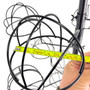 Heavy Duty Freestanding Hat Display Rack with Wheels 20 Cap Holders, gallery image 12 of 14