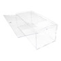 1 Tier Acrylic Bakery Display Case Stand for Cakes Cupcakes Donuts Clear