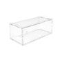 1 Tier Acrylic Bakery Display Case Stand for Cakes Cupcakes Donuts Clear