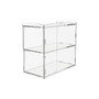 2 Tier Acrylic Bakery Display Case Stand for Cakes Cupcakes Vapes Clear